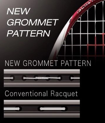 NEW GROMMET PATTERN - Vợt cầu lông Yonex Nanoflare 800 LT